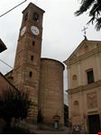 Il campanile della chiesa parrocchiale.